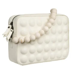 Aarikka laukku Auri, luonnonvalkoinen