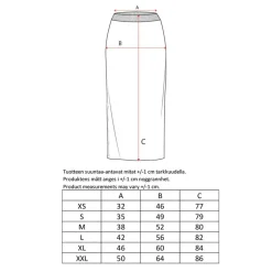 Aarikka naisten hame, HYMY NEULEHAME Vaalea Beige