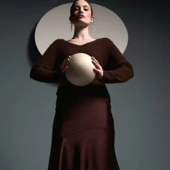 Aarikka naisten hame, KELLY HAME Tummanruskea