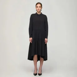 Aarikka naisten mekko, TRINE Musta