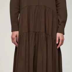 Aarikka naisten mekko, TRINE Tummanruskea