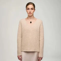 Aarikka naisten neulepusero, SERONA NEULE Kameli