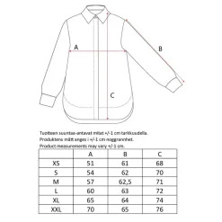Aarikka naisten paitapusero, LEILA PUSERO AALLOT Luonnonvalkoinen