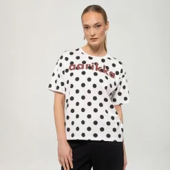 Aarikka naisten t-paita Dora, musta kuosi