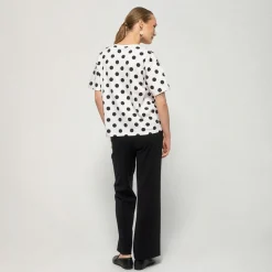 Aarikka naisten t-paita Dora, musta kuosi