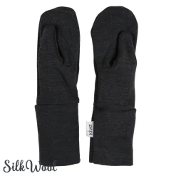 Agtuvi Lasten lapaset, SILKKIVILLA ALUSLAPANEN Musta