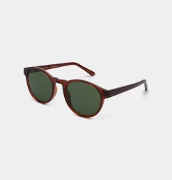 A.KJAERBEDE aurinkolasit, MARVIN Ruskea Kuosi