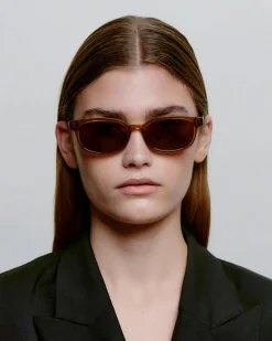 A.Kjaerbede unisex aurinkolasit Charlie, tummanruskea