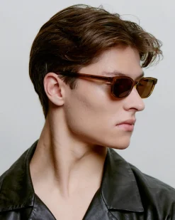 A.Kjaerbede unisex aurinkolasit Charlie, tummanruskea