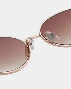 A.Kjaerbede unisex aurinkolasit Bella, ruskea kuosillinen