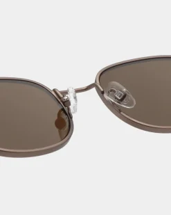 A.Kjaerbede unisex aurinkolasit Hello, tummanruskea