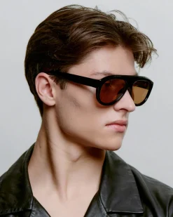 A.Kjaerbede unisex aurinkolasit Rio, musta