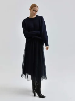 Andiata Naisten Hame, RORY 85 K SKIRT Tummansininen