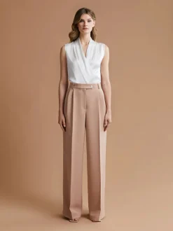Andiata naisten housut, GYTTA TROUSERS Beige