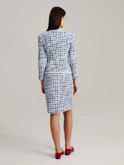 Andiata naisten jakku, LESLEY 2 BLAZER Sininen Ruutu