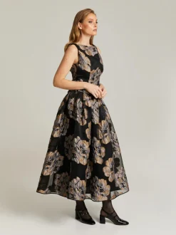 Andiata naisten toppi Armanda Top, musta kuosi