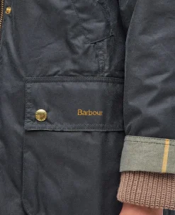 Barbour Long Beadnell Wax Jacket TUMMANVIHREÄ