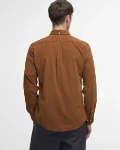 Barbour Miesten Kauluspaita Ramsey Tailored Cord Shirt KONJAKINRUSKEA