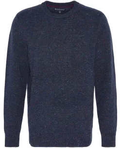 Barbour miesten neulepusero Tainsbury Crew Neck Sweater, tummansininen