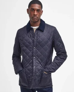 Barbour miesten takki, Barbour Heritage Liddesdale Quilted Jack Tummansininen