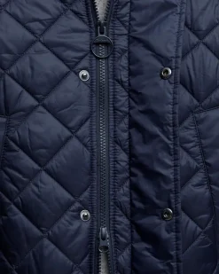 Barbour miesten tikkitakki, Barbour Essential Bedale Quilted Jacket Tummansininen