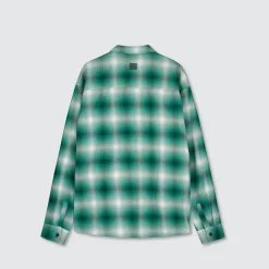 Billebeino Miesten Paita, PLAID FLANNEL SHIRT Vihreä Ruutu