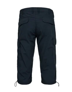 Black and blue caprishortsit, BLACK BLUE CAPRI Tummansininen