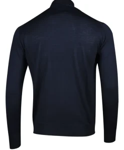 Black Blue Miesten Neulepusero, BASIC TURTLENECK Tummansininen
