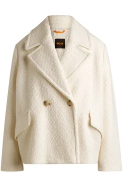 Boss naisten takki, CABAN1 COAT Luonnonvalkoinen