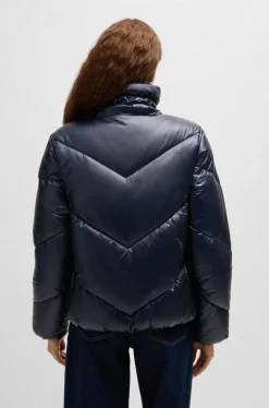 BOSS Orange Naisten Takki, PAFILLA JACKET Tummansininen