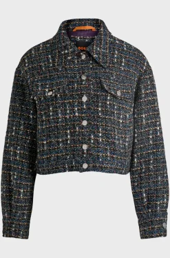 BOSS Orange Naisten Takki, JANDRA JACKET Monivärinen Kuosi