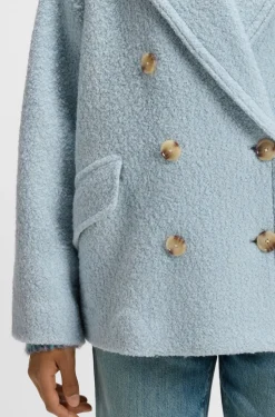 BOSS Orange naisten takki Cabani Coat, vaaleansininen