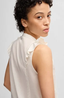 BOSS Orange naisten toppi, BANTIANA TOP Luonnonvalkoinen