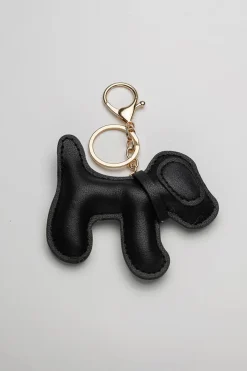 Bow 19 Avaimenperä CHARM DOG BLACK Musta