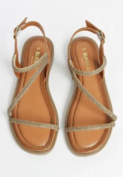 Bukela naisten sandaalit, LAURA GOLD Kullankeltainen