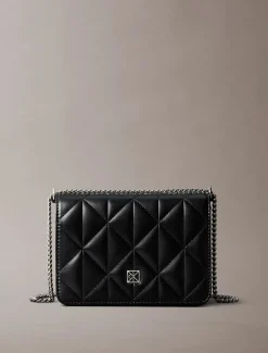 Calvin Klein Accessories naisten laukku QUILTED MINI CHAIN BAG, musta