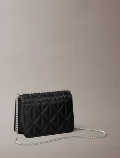 Calvin Klein Accessories naisten laukku QUILTED MINI CHAIN BAG, musta