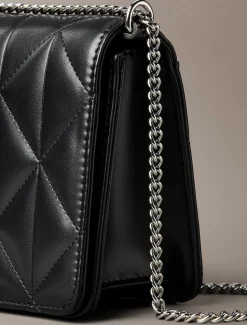 Calvin Klein Accessories naisten laukku QUILTED MINI CHAIN BAG, musta