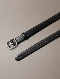 Calvin Klein Accessories naisten vyö Chunky Buckle 30MM Smooth, musta