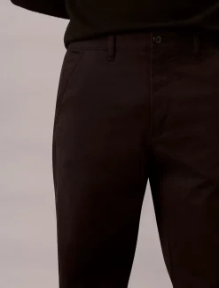 Calvin Klein Jeans miesten housut, 90S STRAIGHT TWILL COMFORT Musta