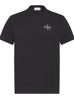 Calvin Klein Jeans miesten t-paita SS 30S Jersey Classic Micro Mono, musta