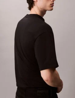 Calvin Klein Jeans miesten t-paita, SS STANDARD LOGO 30S CREWNK TEE Musta