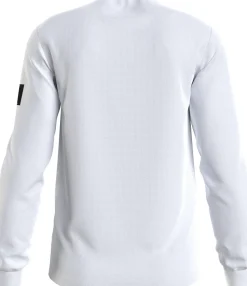 Calvin Klein Jeans Miesten Paita, MONOLOGO BADGE WAFFLE LS TEE Valkoinen