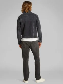 Calvin Klein Jeans miesten farkkutakki, SLIM DENIM JACKET BLACK Musta