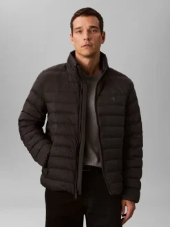 Calvin Klein Jeans miesten kevyttoppatakki, LS NYLON LT WEIGT HDD Musta