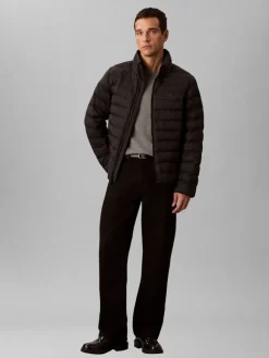 Calvin Klein Jeans miesten kevyttoppatakki, LS NYLON LT WEIGT HDD Musta