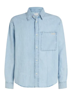 Calvin Klein Jeans miesten farkkupaita, REGULAR LINEAR DENIM SHIRT Indigo
