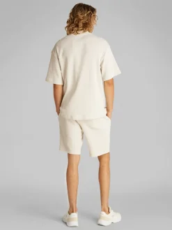 Calvin Klein Jeans miesten paita, CHUNKY WAFFLE SS HWK OVERSHIRT Valkoinen