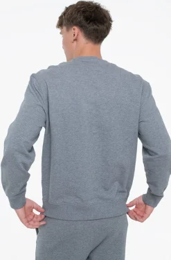 Calvin Klein Jeans miesten collegepaita, LS EU 350TERRY MONOGRAM CN SWEATER Tummanharmaa