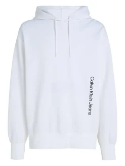Calvin Klein Jeans Miesten Huppari, DIFFUSED GRAPHIC HOODIE Valkoinen